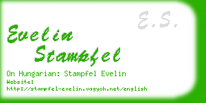 evelin stampfel business card